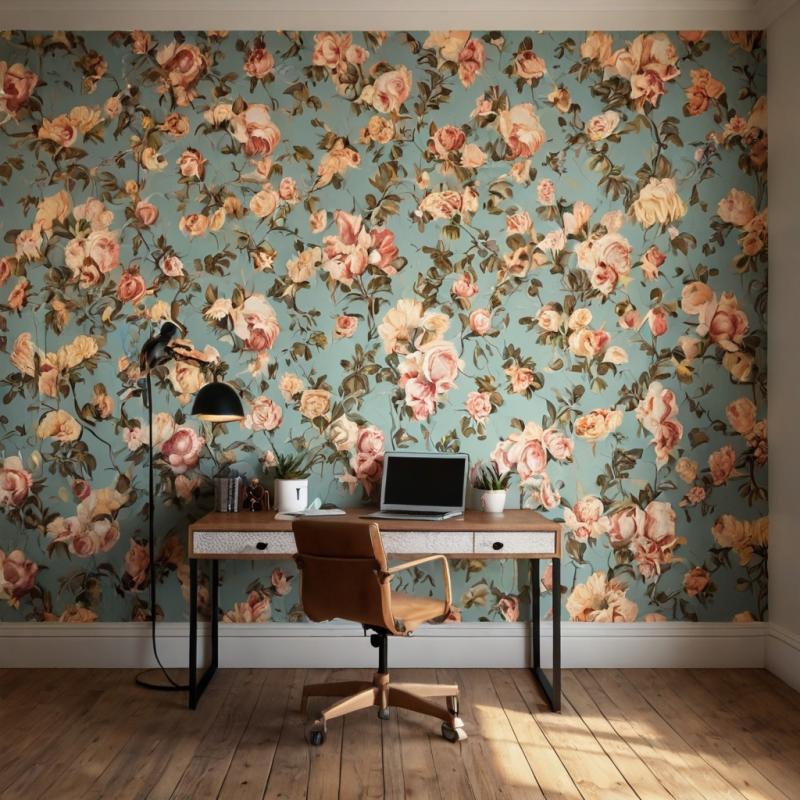 Обои для домашнего офиса: как повысить продуктивность