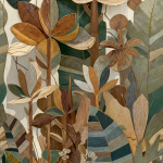 79224-8 Панно AS Creation 159*280, Ботаника маркетри