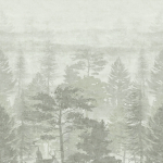 77069-1 Панно AS Creation 159*280, Олени в туманном лесу 77069-1 Панно AS Creation 159*280, Олени в туманном лесу