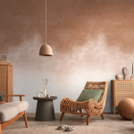 79216-4 Панно AS Creation 159*280, Облачная вуаль терракот