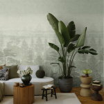 77069-1 Панно AS Creation 159*280, Олени в туманном лесу 77069-1 Панно AS Creation 159*280, Олени в туманном лесу