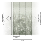 77069-1 Панно AS Creation 159*280, Олени в туманном лесу 77069-1 Панно AS Creation 159*280, Олени в туманном лесу