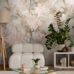 79248-4 Панно AS Creation 159*280, Ветвь бежево-розовая